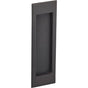 OMNIA - Flushcup, Stepped Large Rectangle 7 X 2 9/32 US10B - Lacquered Oil Rubbed Black