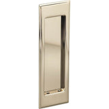 OMNIA - Flushcup, Stepped Large Rectangle 7 X 2 9/32 US14 - Polished Lacquered Nickel