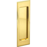 OMNIA - Flushcup, Stepped Large Rectangle 7 X 2 9/32 US3 - Polished Brass