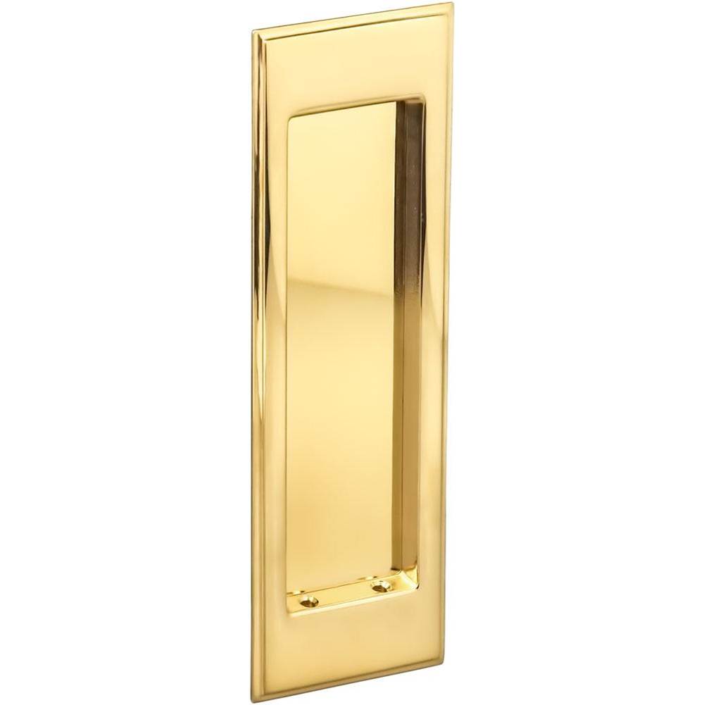 OMNIA - Flushcup, Stepped Large Rectangle 7 X 2 9/32 US3A - Polished Unlacquered Brass