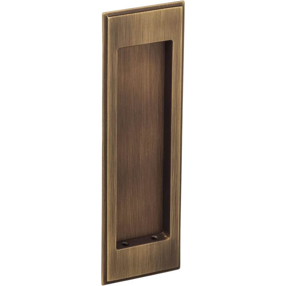OMNIA - Flushcup, Stepped Large Rectangle 7 X 2 9/32 US5 - Antique Brass