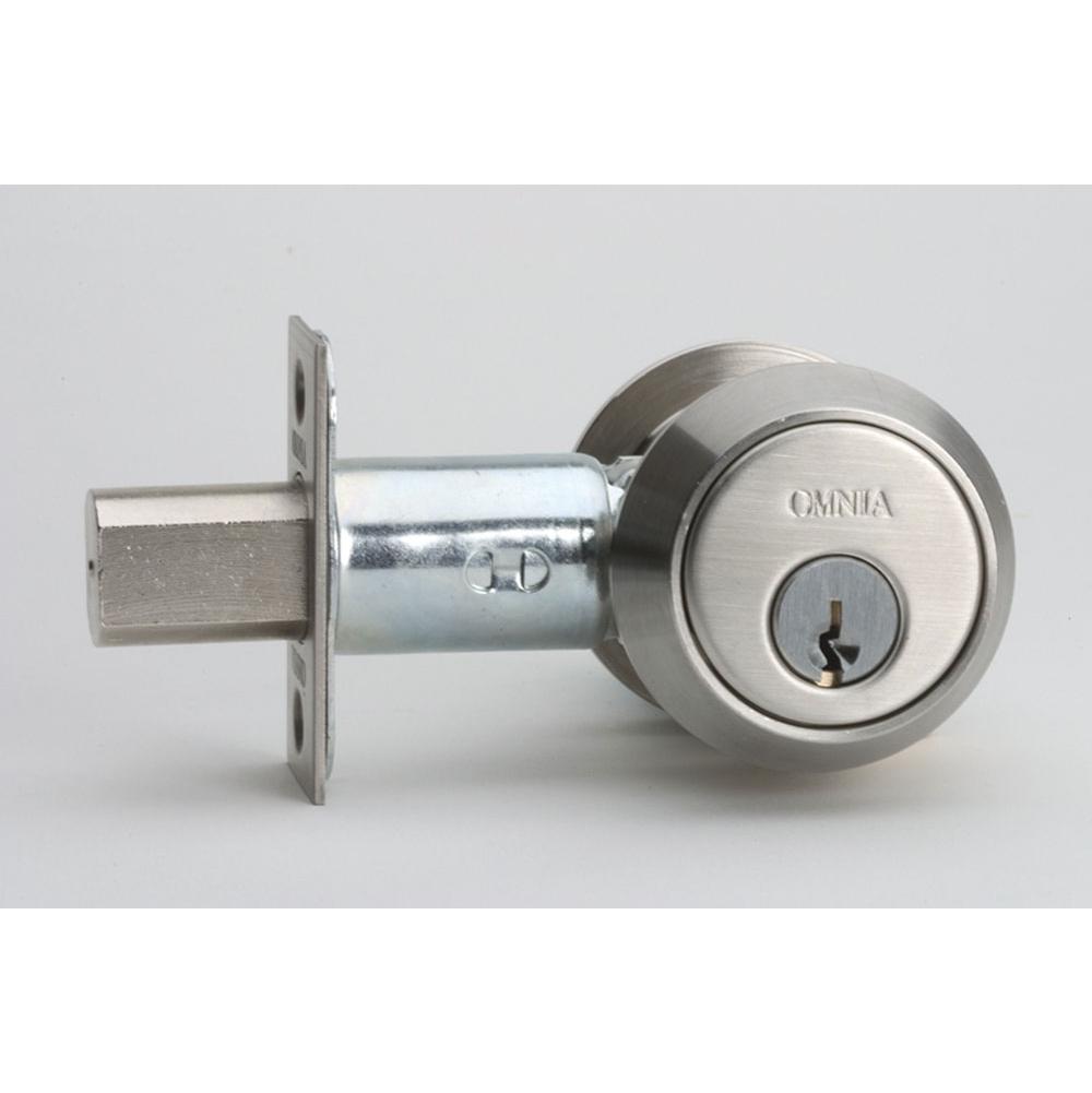 OMNIA - AUXILIARY D.BOLT KIT ''AC'' 32D - Satin Stainless Steel