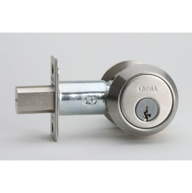 OMNIA - AUXILIARY D.BOLT KIT ''AC'' 32D - Satin Stainless Steel