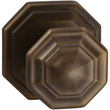 OMNIA - Privacy Set 234/138 with 013 US5A - Unlacquered Antique Bronze