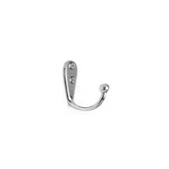 OMNIA - Hook 1-5/8'' X 1-5/16'' US3 - Lacquered Polished Brass