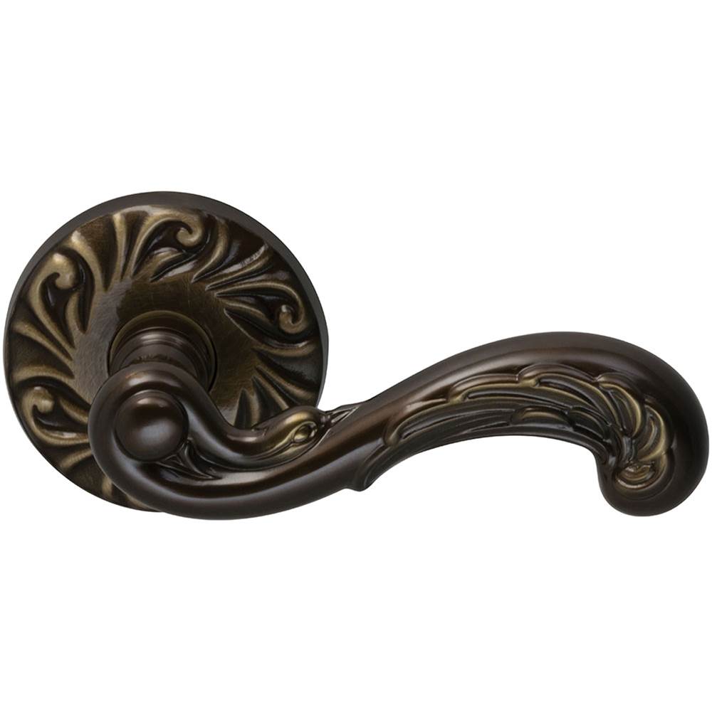 OMNIA - Passage Latchset Sb - Lacquered Shaded Bronze