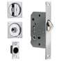 OMNIA - Sliding Door Lock US3 - Polished Brass,Lacquered