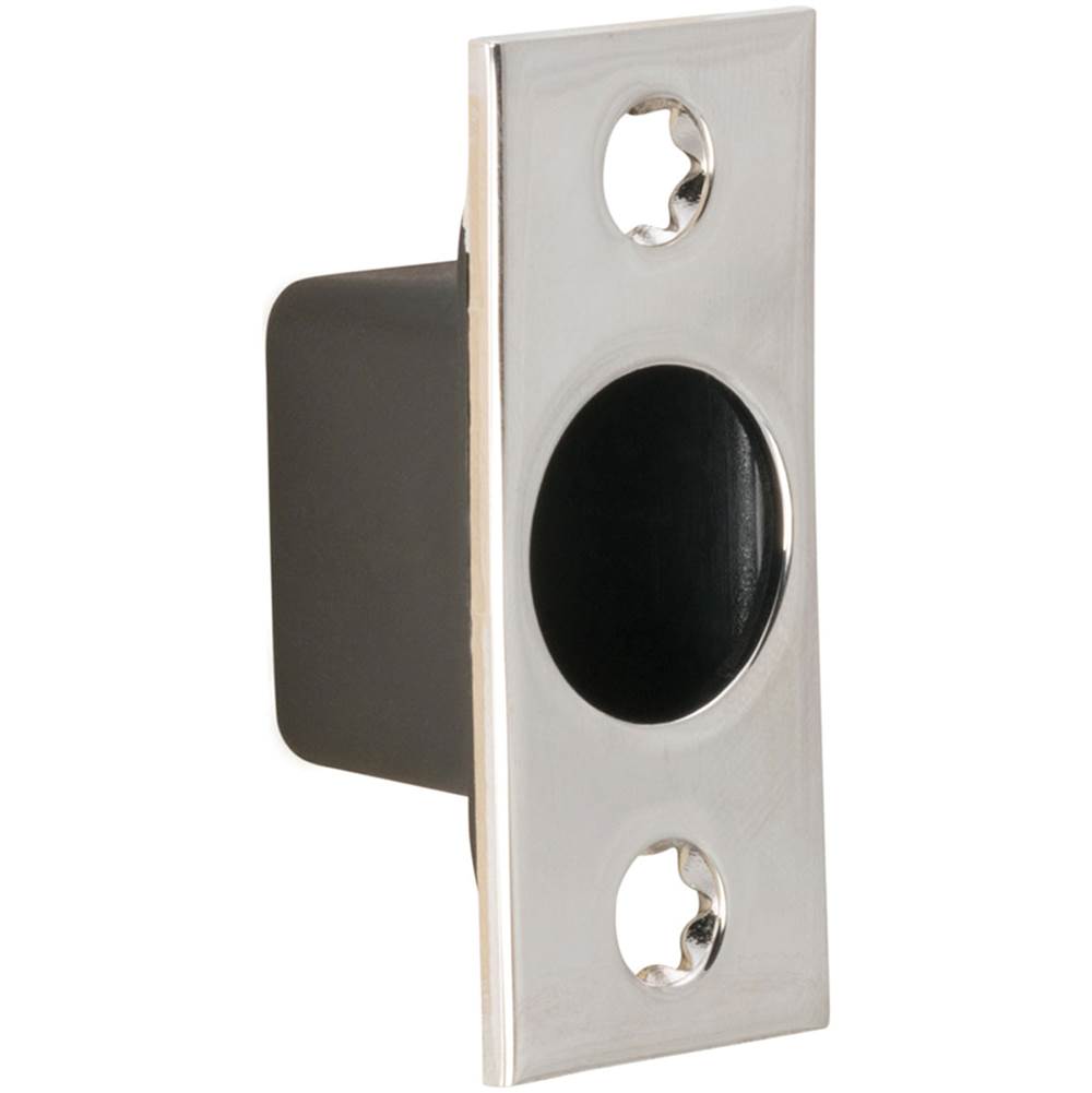OMNIA - Finger Edge Pull 1''X2.25'' US14 - Polished Nickel Plated,Lacquered