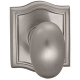 OMNIA - Egg.Kn,Arch Rose,Pass. US15 - Lacquered Satin Nickel Plated