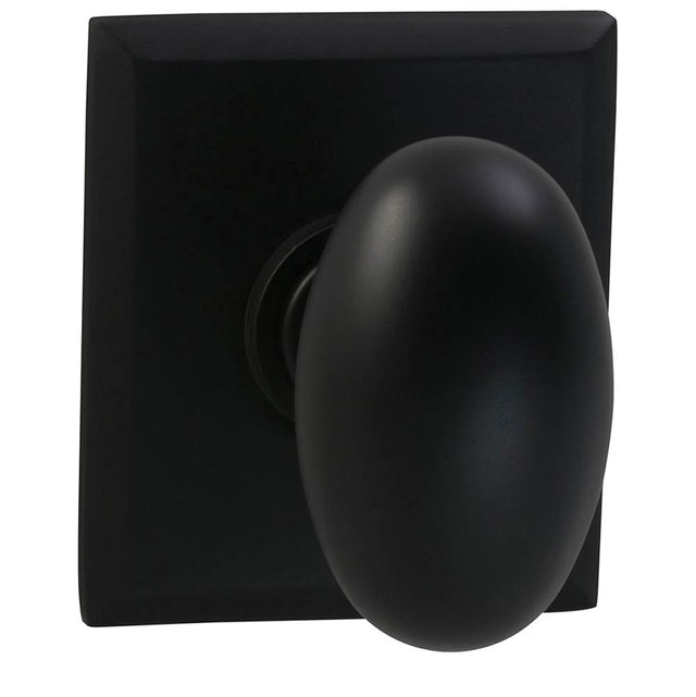 OMNIA - Egg.Kn,Rect Rose,Priv. US10B - Lacquered Oil Rubbed Black