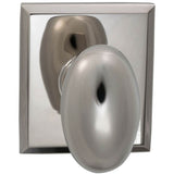 OMNIA - Egg.Kn,Rect Rose,Priv. US14 - Lacquered Polished Nickel Plated