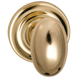 OMNIA - Egg.Kn,Trad Rose,Pass. US3A - Unlacquered Polished Brass