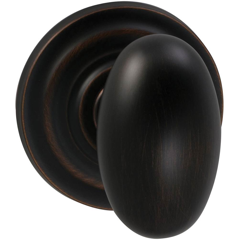 OMNIA - Egg Knob,Trad.Rose, S.D. Tb - Lacquered Tuscan Bronze