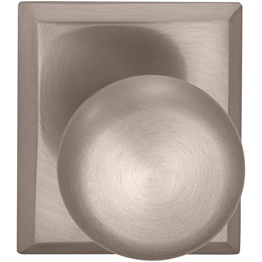 OMNIA - Colon.Kn,Rect Rose,Pass. US15 - Lacquered Satin Nickel Plated