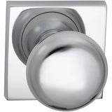 OMNIA - Colon.Kn,Sq.Rose,Priv. US26 - Polished Chrome Plated
