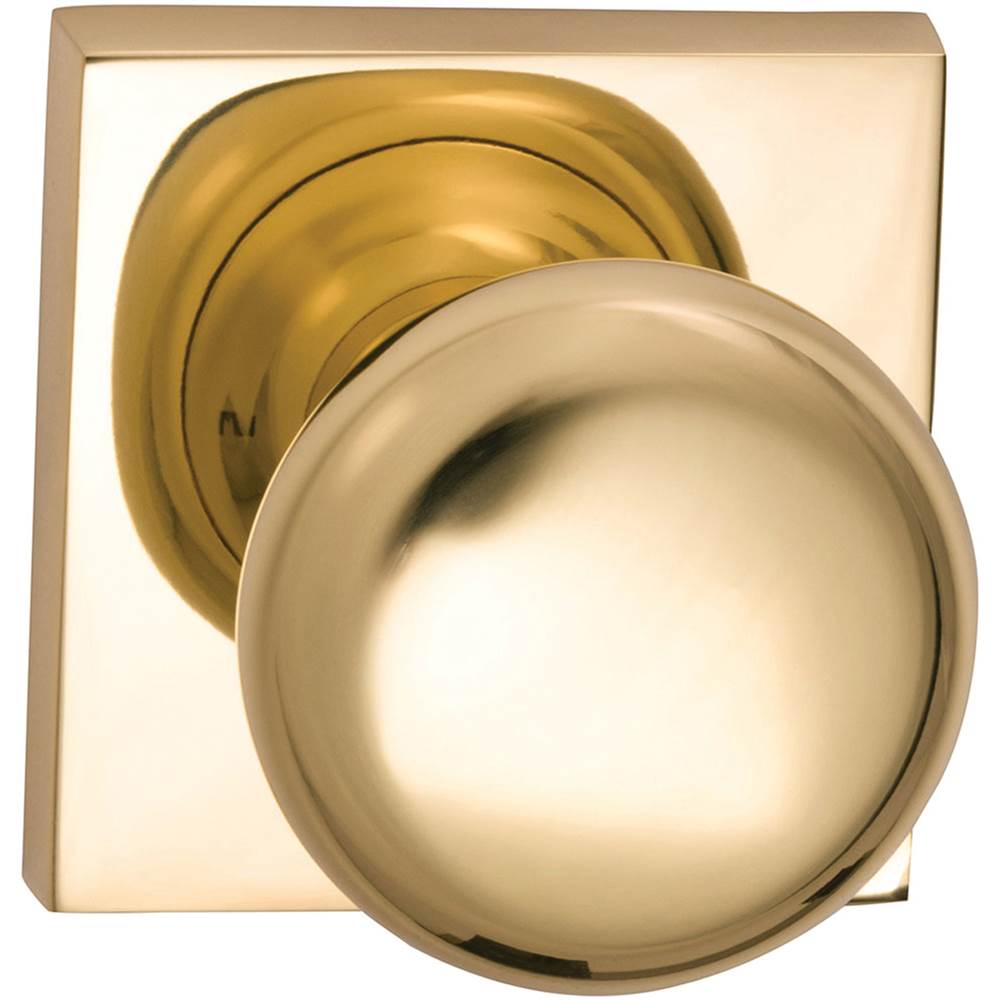 OMNIA - Colon.Kn,Sq.Rose,Priv. US3 - Lacquered Polished Brass