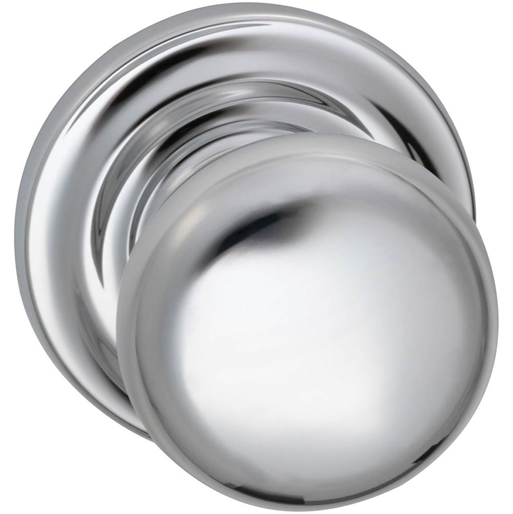 OMNIA - Colon.Kn,Trad Rose,Pass. US26 - Polished Chrome Plated