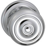 OMNIA - Passage Set 238/134 with 014 US26 - Polished Chrome Plated