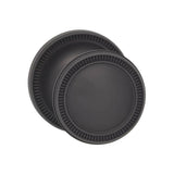 OMNIA - Milled Knob 67 mm Rose Pa US10B - Lacquered Oil Rubbed Black
