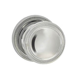 OMNIA - Milled Knob 67 mm Rose Pr US26 - Polished Chrome Plated