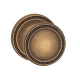 OMNIA - Milled Knob 67 mm Rose Pr US5 - Lacquered Antique Brass