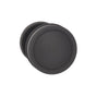OMNIA - Edg.Knob 50 mm Rose Pr US10B - Lacquered Oil Rubbed Black