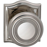 OMNIA - Trad.Kn,Arch Rose,Pass. US14 - Lacquered Polished Nickel Plated