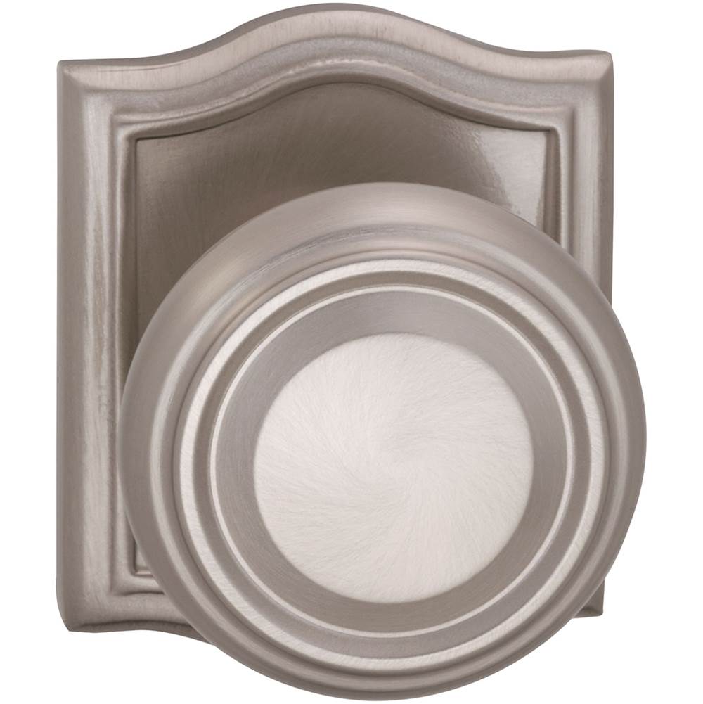 OMNIA - Trad.Kn,Arch Rose,Pass. US15 - Lacquered Satin Nickel Plated