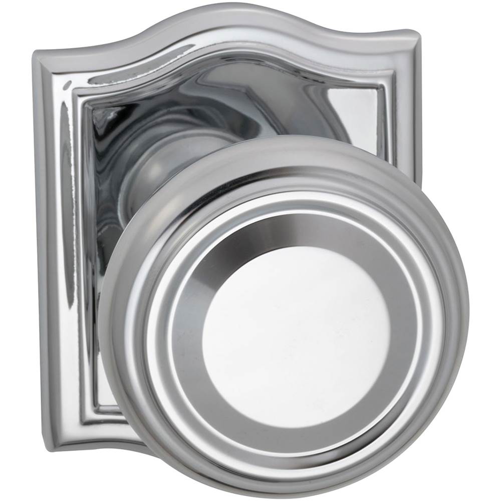 OMNIA - Trad.Kn,Arch Rose,Pass. US26 - Polished Chrome Plated