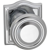OMNIA - Trad.Kn, Arch.Rose,S.D. US26 - Polished Chrome Plated