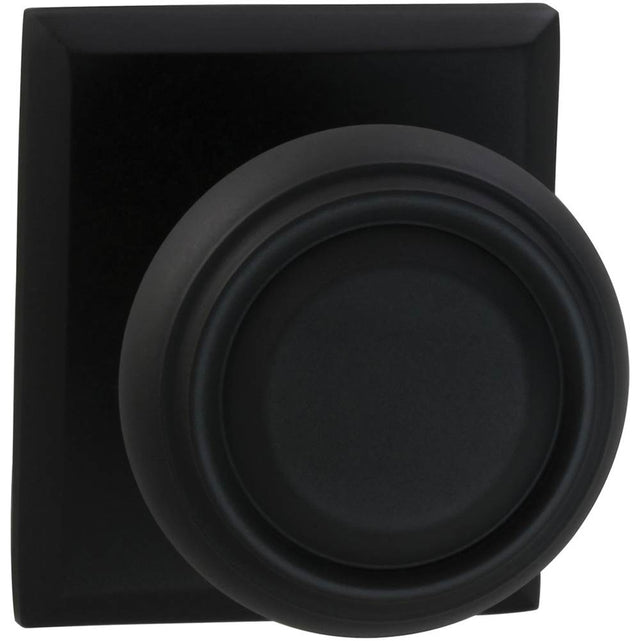 OMNIA - Trad.Kn,Rect Rose,Priv. US10B - Lacquered Oil Rubbed Black