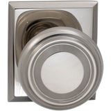 OMNIA - Trad.Kn,Rect Rose,Priv. US4 - Lacquered Satin Brass