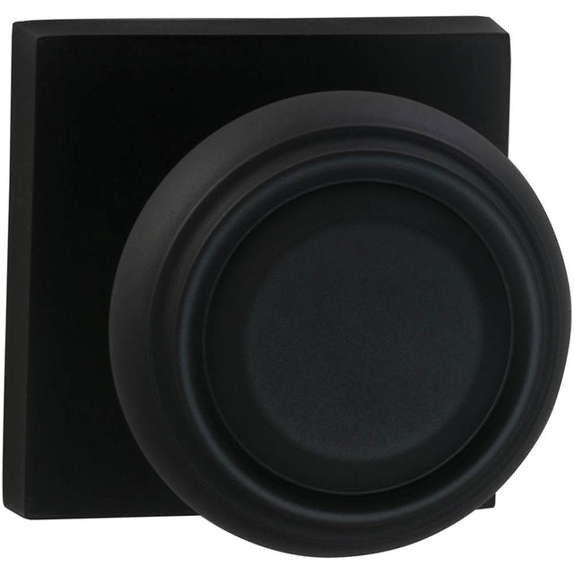 OMNIA - Trad.Kn,Sq Rose,Pass. US10B - Lacquered Oil Rubbed Black
