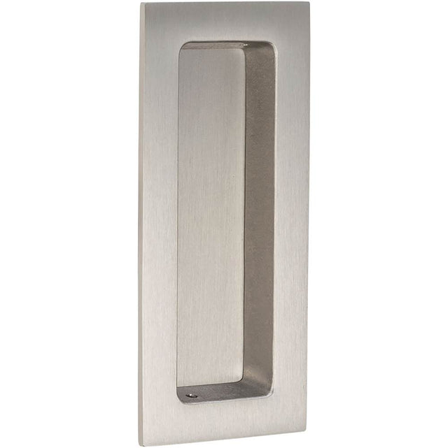 OMNIA - Contemporary Flush Pull US26D - Satin Chrome Plated
