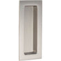 OMNIA - Contemporary Flush Pull US26D - Satin Chrome Plated