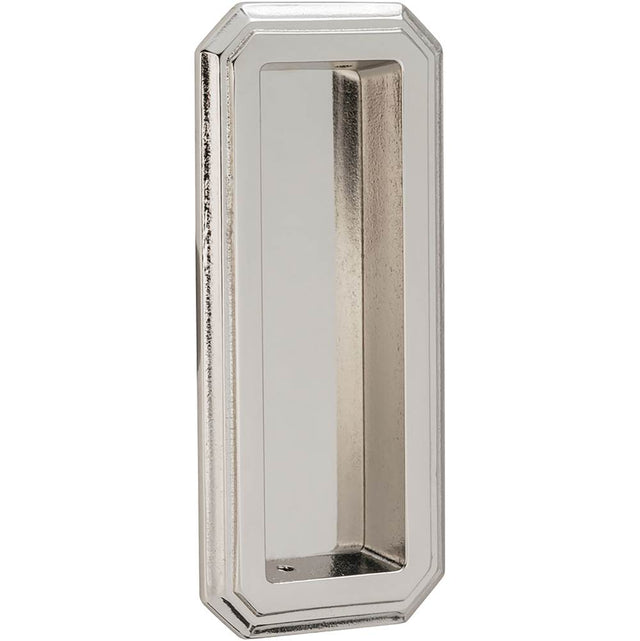 OMNIA - Flush Pull US14 - Lacquered Polished Nickel Plated