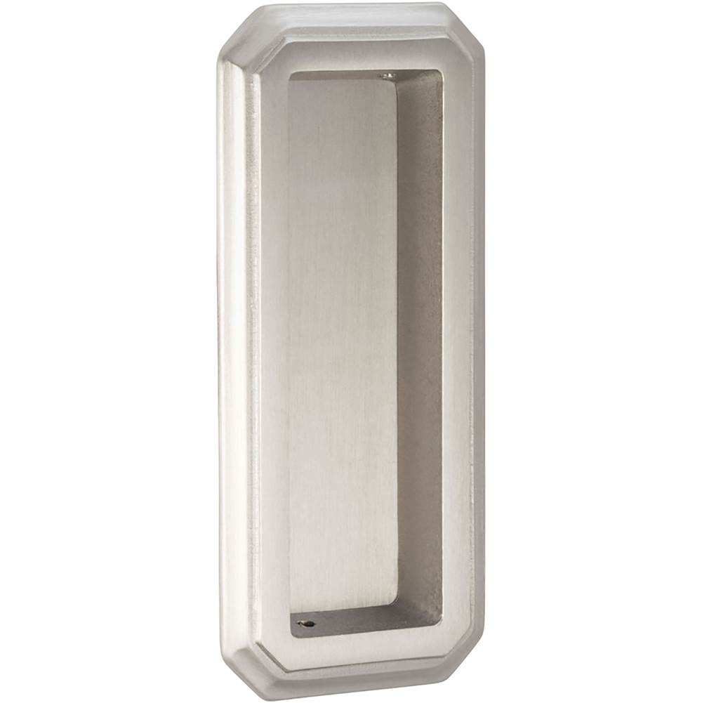 OMNIA - Flush Pull US15 - Lacquered Satin Nickel Plated