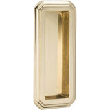 OMNIA - Flush Pull US3 - Lacquered Polished Brass