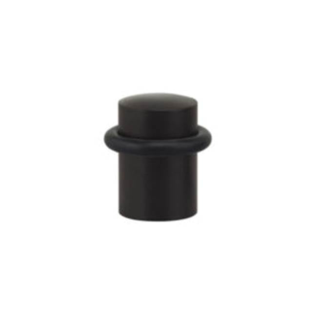 OMNIA - Door Stop 1-1/4''H X 7/8''D 10B - Lacquered Oil Rubbed Black