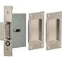 OMNIA - Pocket Door Lockset US32D - Satin Stainless Steel