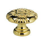 OMNIA - 1-3/8'' Dia. Cabinet Knob US3 - Lacquered Polished Brass
