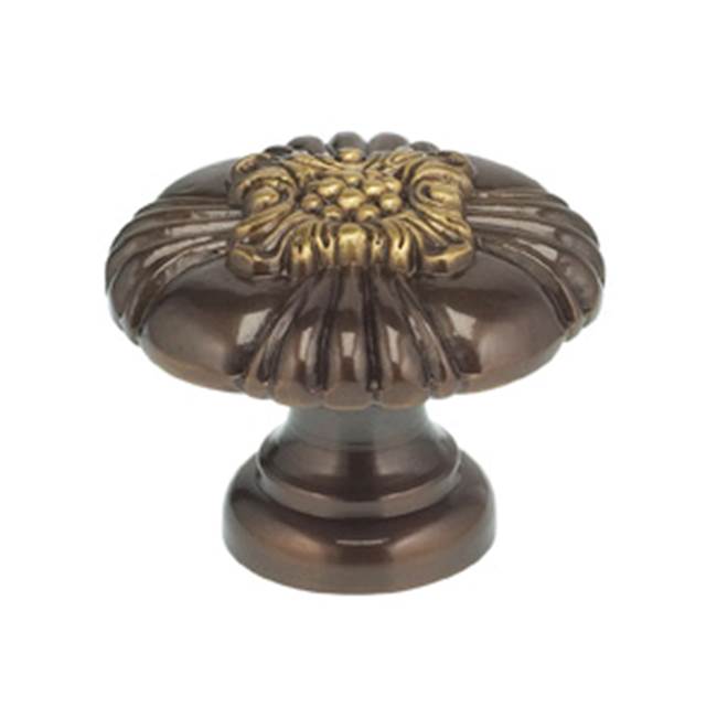OMNIA - 1-3/8'' Dia. Cabinet Knob Sb - Lacquered Shaded Bronze