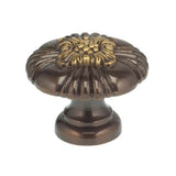 OMNIA - 1-3/8'' Dia. Cabinet Knob Sb - Lacquered Shaded Bronze