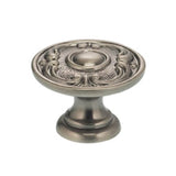 OMNIA - 1-13/16'' Dia. Cabinet Knob 15A - Lacquered Pewter