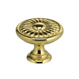 OMNIA - 1'' Dia. Cabinet Knob US3 - Lacquered Polished Brass
