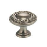 OMNIA - 1'' Dia. Cabinet Knob US15A - Lacquered Pewter