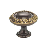 OMNIA - 1'' Dia. Cabinet Knob Sb - Lacquered Shaded Bronze