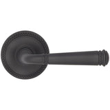 OMNIA - Beaded Lever 67 mm Rose Pa US10B - Lacquered Oil Rubbed Black