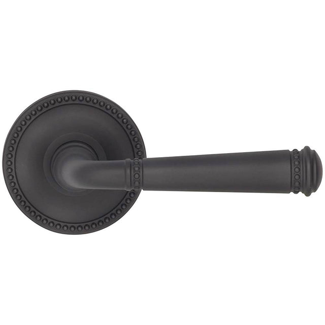 OMNIA - Beaded Lever 67 mm Rose Pr US10B - Lacquered Oil Rubbed Black
