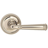OMNIA - Beaded Lever 67 mm Rose Pa US14 - Lacquered Polished Nickel Plated